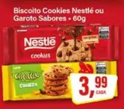 Rede Supermarket Biscoito Cookies Nestlé ou Garoto Sabores oferta