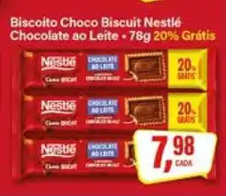 Rede Supermarket Biscoito Choco Biscuit Nestlé oferta