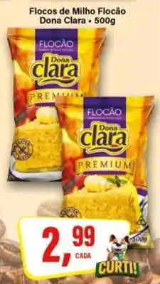 Rede Supermarket Flocos de Milho Flocão Dona Clara oferta