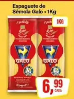 Rede Supermarket Espaguete de Sêmola Galo oferta