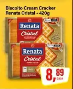 Rede Supermarket Biscoito Cream Cracker Renata Cristal oferta