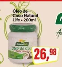 Rede Supermarket Óleo de Coco Natural Life - 200ml oferta