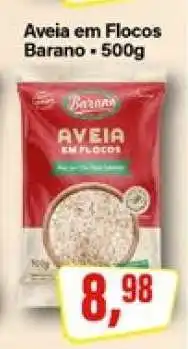 Rede Supermarket Aveia em Flocos Barano - 500g oferta