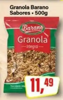 Rede Supermarket Granola Barano Sabores oferta