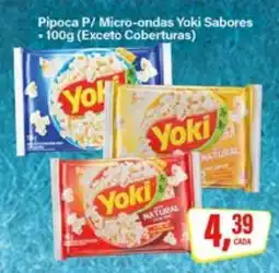 Rede Supermarket Pipoca P/ Micro-ondas Yoki Sabores oferta