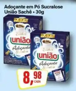 Rede Supermarket Adoçante em Pó Sucralose União Sachê oferta