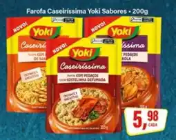 Rede Supermarket Farofa Caseiríssima Yoki Sabores oferta