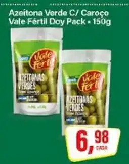 Rede Supermarket Azeitona Verde C/ Caroço Vale Fértil Doy Pack - 150g oferta