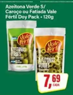 Rede Supermarket Azeitona Verde S/ Caroço ou Fatiada Vale Fértil Doy Pack oferta