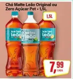 Rede Supermarket Chá Matte Leão Original ou Zero Açúcar Pet oferta
