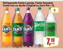 Rede Supermarket Refrigerante Fanta Laranja, Fanta Guaraná, Fanta Uva ou Sprite Original ou Zero Pet oferta