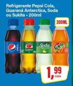 Rede Supermarket Refrigerante Pepsi Cola, Guaraná Antarctica, Soda ou Sukita oferta