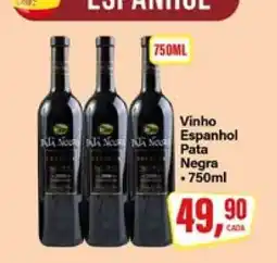 Rede Supermarket Vinho Espanhol Pata Negra oferta