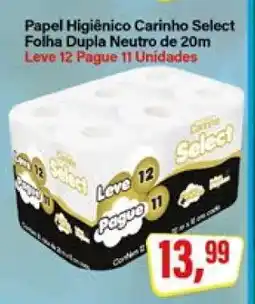 Rede Supermarket Papel Higiênico Carinho Select oferta