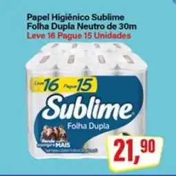 Rede Supermarket Papel Higiênico Sublime oferta