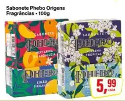 Rede Supermarket Sabonete Phebo Origens oferta