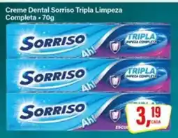 Rede Supermarket Creme Dental Sorriso Tripla Limpeza Completa oferta