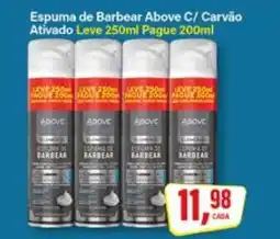 Rede Supermarket Espuma de Barbear Above C/ Carvão Ativado oferta