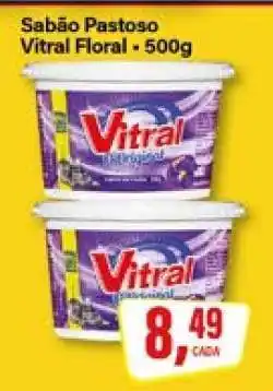 Rede Supermarket Sabão Pastoso Vitral Floral - 500g oferta