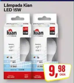 Rede Supermarket Lâmpada Kian LED 15W oferta