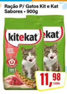 Rede Supermarket Ração P/ Gatos Kit e Kat Sabores oferta