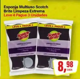 Rede Supermarket Esponja Multiuso Scotch Brite Limpeza Extrema oferta