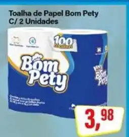 Rede Supermarket Toalha de Papel Bom Pety C/ 2 Unidades oferta