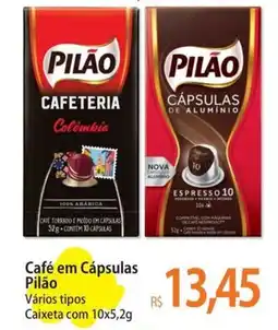 Atacadão Café em Cápsulas Pilão oferta