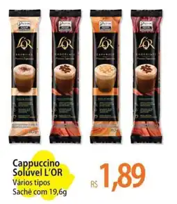Atacadão Cappuccino Solúvel L'OR Vários tipos Sachê oferta