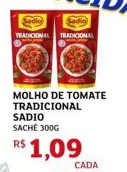 Assaí Atacadista Molho de tomate tradicional sadio sachê oferta