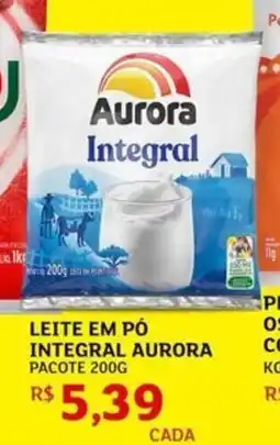 Assaí Atacadista Leite em pó integral aurora pacote oferta
