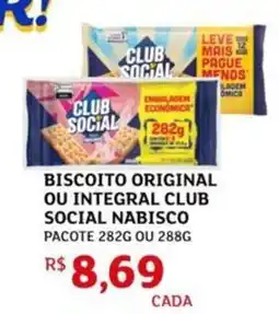 Assaí Atacadista Biscoito original ou integral club social nabisco oferta