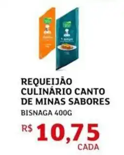 Assaí Atacadista Requeijão culinário canto de minas sabores bisnaga oferta