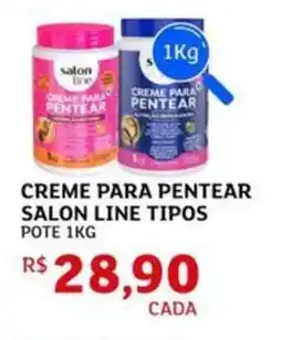 Assaí Atacadista Creme para pentear salon line tipos oferta