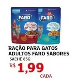 Assaí Atacadista Ração para gatos adultos faro sabores oferta