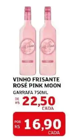 Assaí Atacadista Vinho frisante rose pink moon garrafa oferta