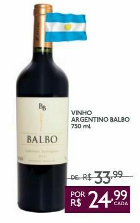 GBarbosa Vinho argentino balbo 750ml oferta