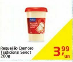 Tenda Atacado Requeijão cremoso select 200g oferta