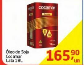 Tenda Atacado Óleo de soja cocamar 18l oferta