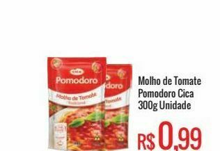 Mart Minas Molho de tomate palistinha 300 gr oferta