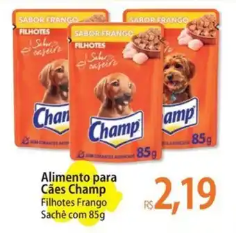 Alimento para Cães Champ Filhotes Frango Sachê
