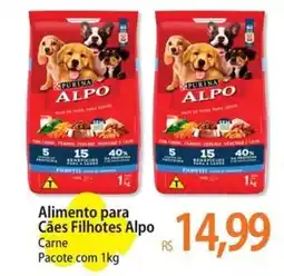 Atacadão Alimento para Cães Filhotes Alpo oferta