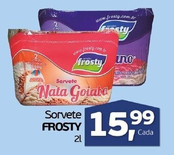 Cometa Supermercados Sorvete Frosty 2L oferta
