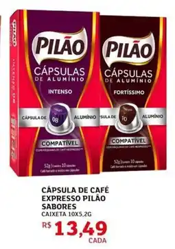Assaí Atacadista Cápsula de café expresso pilão sabores oferta