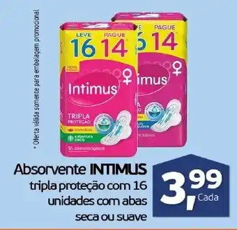 Cometa Supermercados Absorvente Intimus oferta