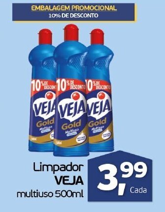 Cometa Supermercados Limpador Veja Multiuso 500ml oferta