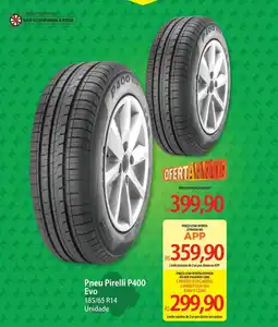 Atacadão Pneu Pirelli P400 Evo oferta