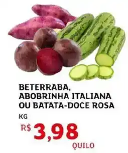 Assaí Atacadista Beterraba, abobrinha italiana ou batata-doce rosa oferta