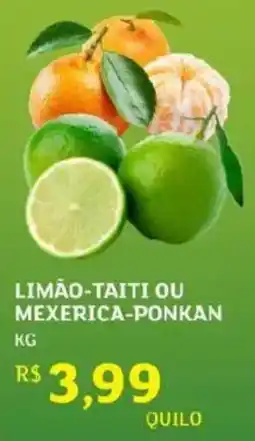 Assaí Atacadista Limão-taiti ou mexerica-ponkan oferta