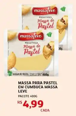 Assaí Atacadista Massa para pastel em cumbuca massa leve oferta